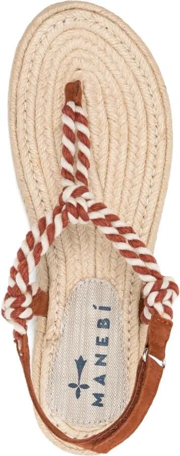 Manebi Suède slippers Beige - Foto 2