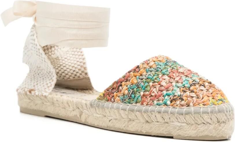 Manebi Yucatan espadrilles Groen