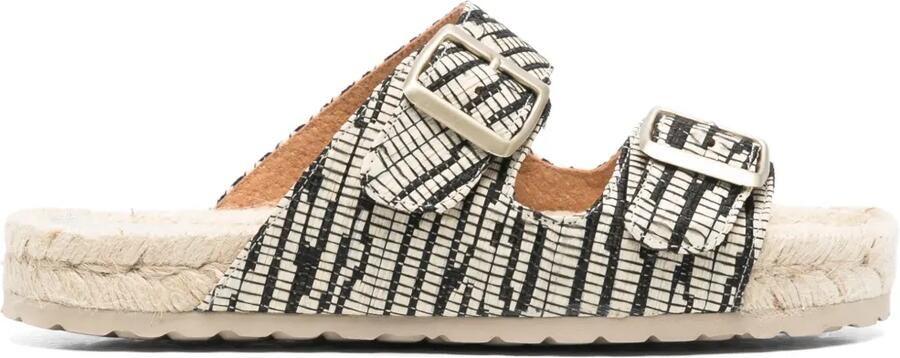 Manebi Yucatán sandalen Beige