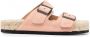 Manebi Nordic sandalen met dubbele gesp Roze - Thumbnail 1