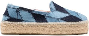 Manebi Poppy canvas espadrilles Blauw