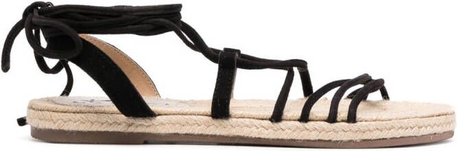 Manebi Sandalen met bandjes Zwart