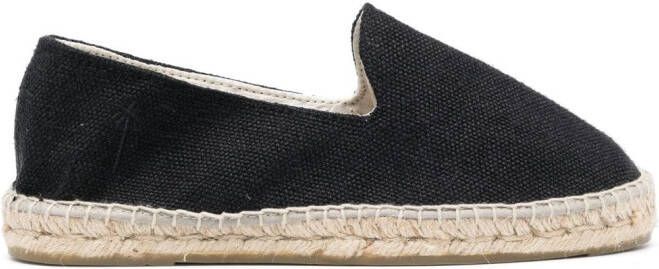 Manebi Slip-on espadrilles Zwart