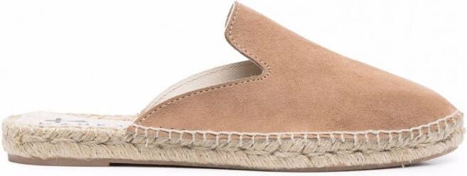 Manebi Suède espadrilles Beige