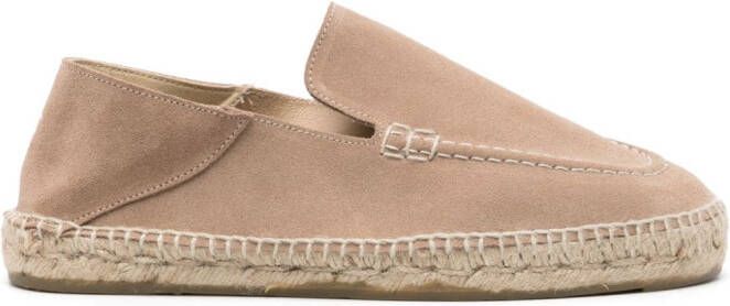 Manebi Suède espadrilles Beige