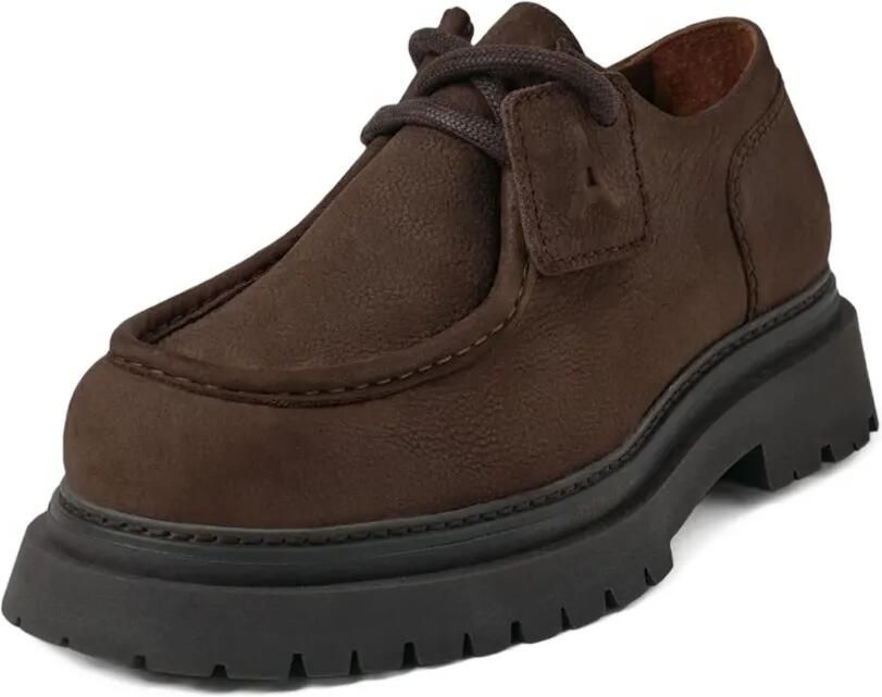 Manière De Voir L'Atelier nubuck leren schoenen met chunky zool Bruin - Foto 3