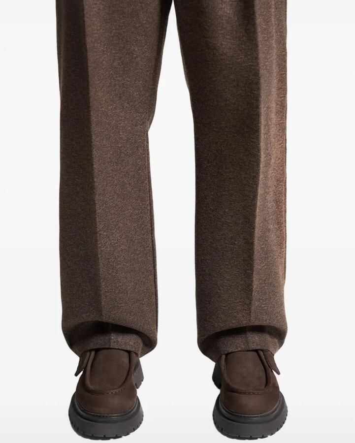 Manière De Voir L'Atelier nubuck leren schoenen met chunky zool Bruin - Foto 2