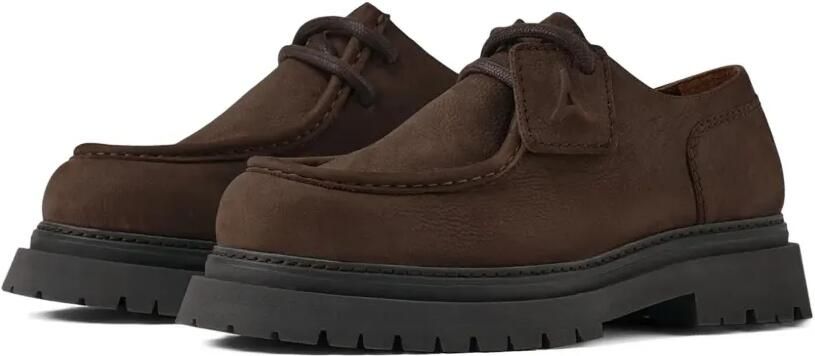 Manière De Voir L'Atelier nubuck leren schoenen met chunky zool Bruin - Foto 5