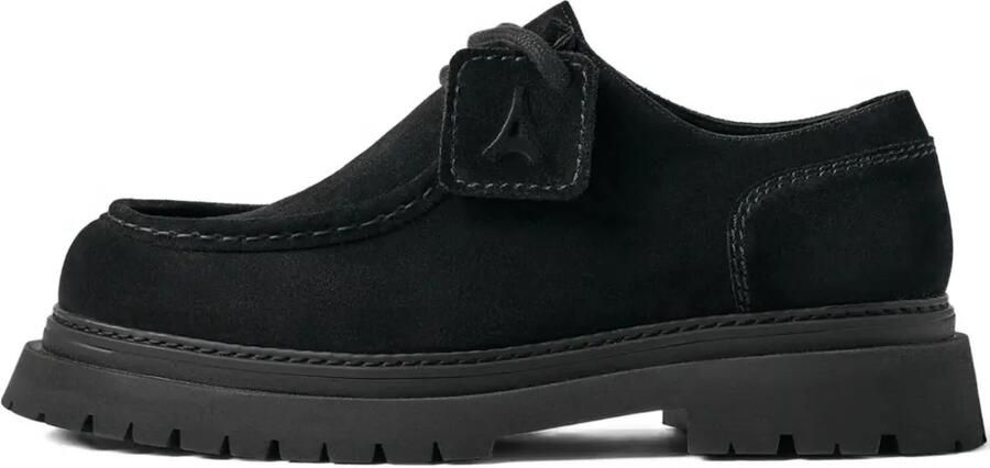 Manière De Voir L'Atelier suède veterschoenen Zwart