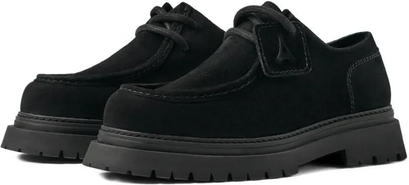 Manière De Voir L'Atelier suède veterschoenen Zwart - Foto 4