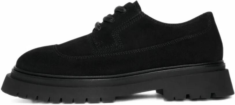 Manière De Voir Rennes in black suede derby shoes Zwart - Foto 5