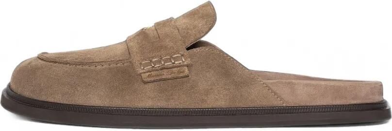 Manière De Voir Sidney suède loafer muiltjes Beige
