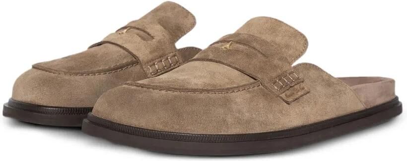 Manière De Voir Sidney suède loafer muiltjes Beige - Foto 5