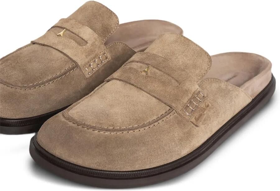 Manière De Voir Sidney suède loafer muiltjes Beige - Foto 3