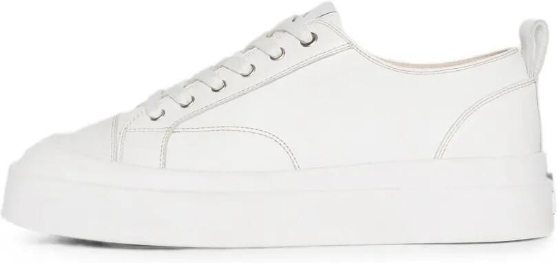 Manière De Voir Vienna leren sneakers met contrasterende stiksels Wit - Foto 3