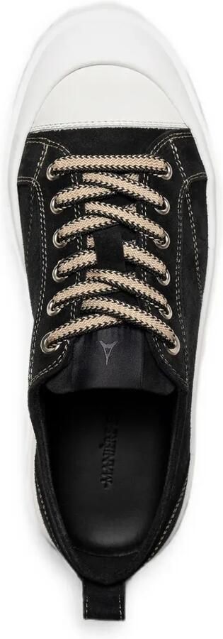 Manière De Voir Vienna sneakers met contrasterende stiksels Zwart - Foto 4