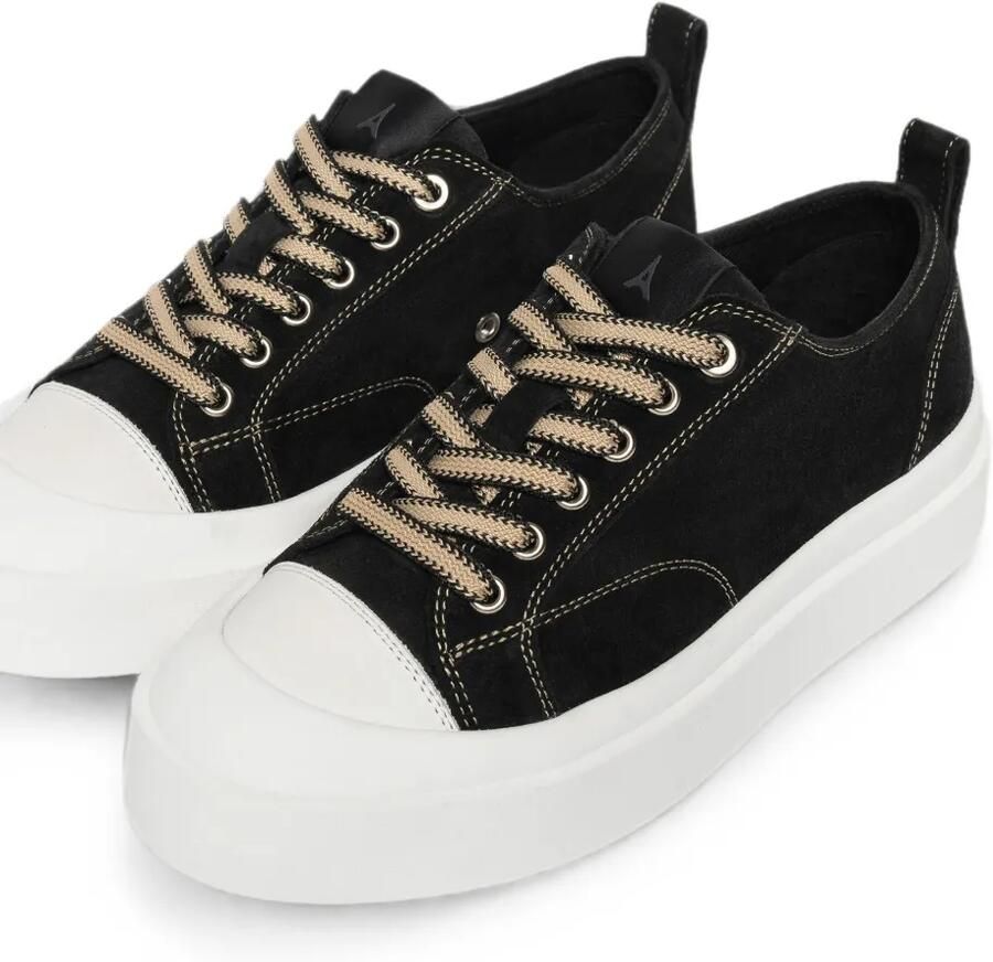 Manière De Voir Vienna sneakers met contrasterende stiksels Zwart - Foto 2