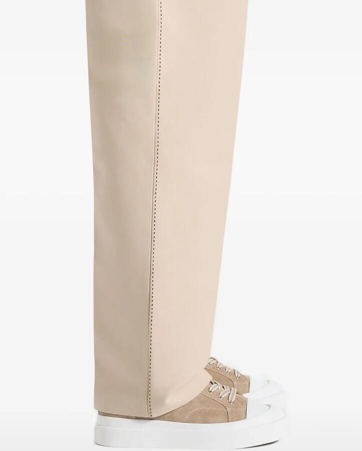 Manière De Voir Vienna suède sneakers met contrasterende stiksels Beige - Foto 2