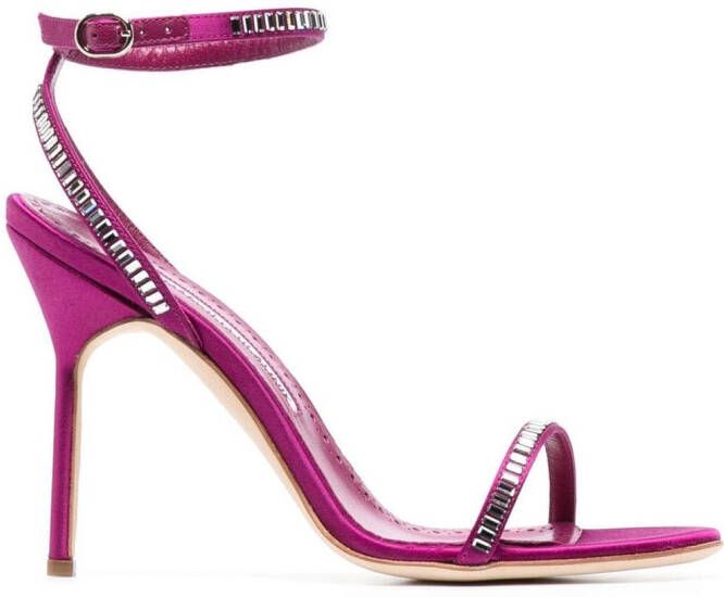 Manolo Blahnik Stiletto sandalen Roze