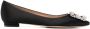 Manolo Blahnik Ballerina's met gesp Zwart - Thumbnail 1