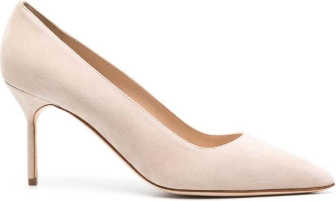 Manolo Blahnik BB suède pumps Beige