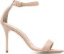 Manolo Blahnik Chaos 100mm leather sandals Beige - Thumbnail 1