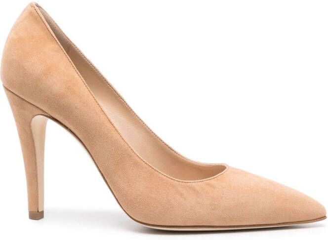 Manolo Blahnik Eva suède pumps Bruin