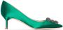 Manolo Blahnik Hangisi pumps Groen - Thumbnail 1