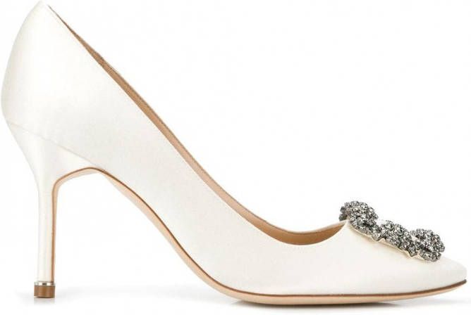 Manolo Blahnik Hangisi pumps Beige