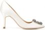 Manolo Blahnik Hangisi pumps Beige - Thumbnail 1