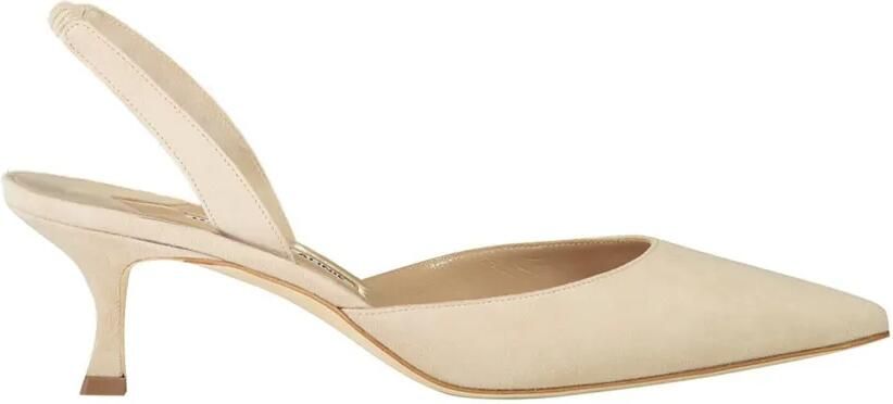 Manolo Blahnik 50 mm Carolyne pumps Beige