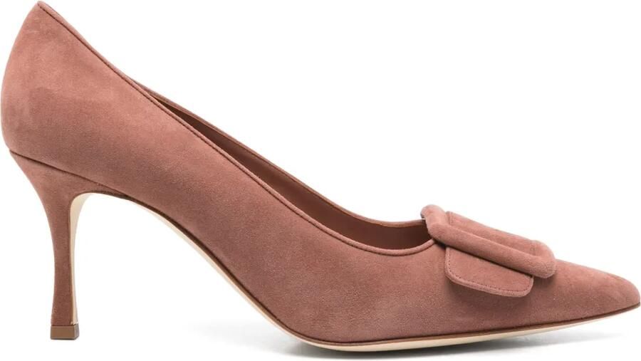 Manolo Blahnik 70 mm Maysale pumps Bruin
