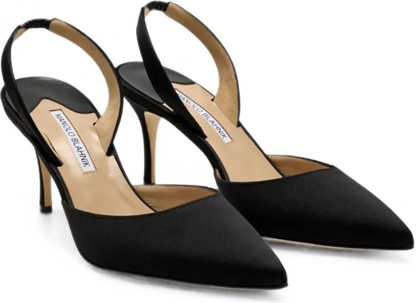 Manolo Blahnik Carolyne slingback pumps Zwart - Foto 3