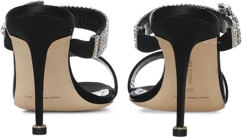 Manolo Blahnik Fibolta verfraaide muiltjes Zwart - Foto 2