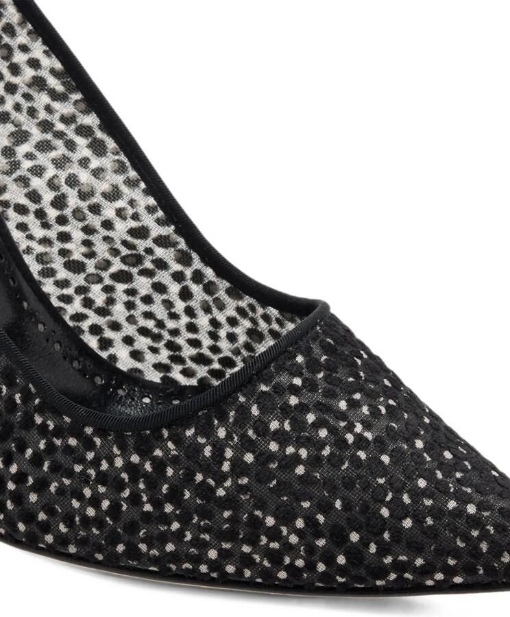 Manolo Blahnik flocked tulle pumps Zwart - Foto 2