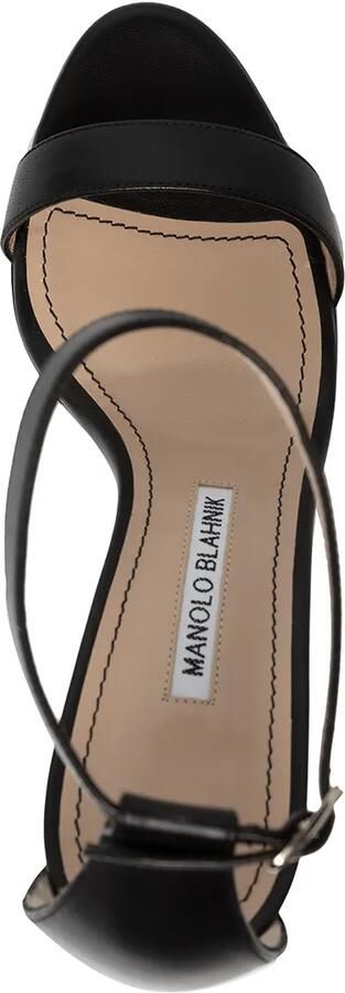 Manolo Blahnik Leren sandalen Zwart - Foto 4