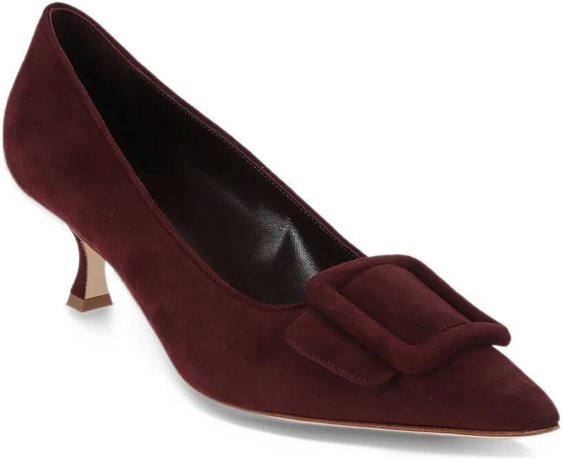 Manolo Blahnik Maysale buckle-detail pumps Rood - Foto 2