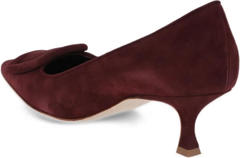 Manolo Blahnik Maysale buckle-detail pumps Rood - Foto 3