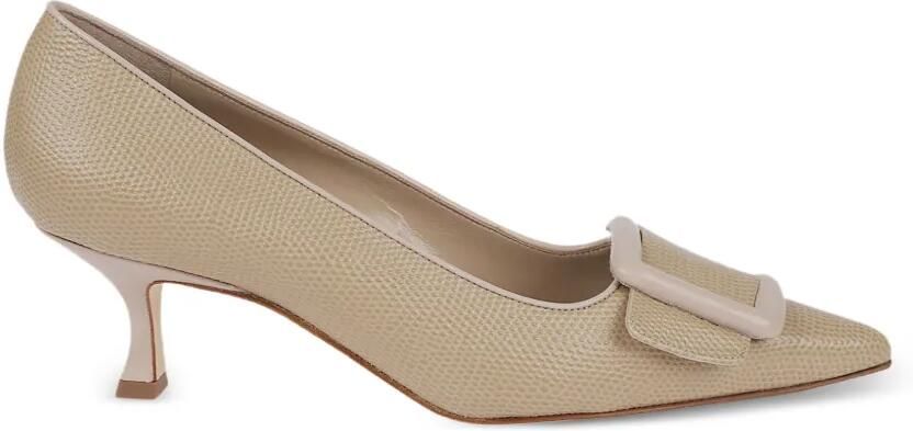 Manolo Blahnik Maysale pumps Beige