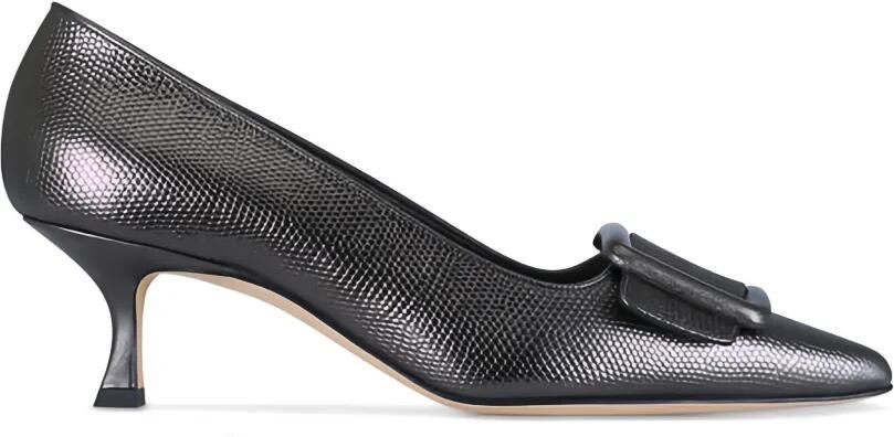 Manolo Blahnik Maysale pumps met vierkante gesp Grijs