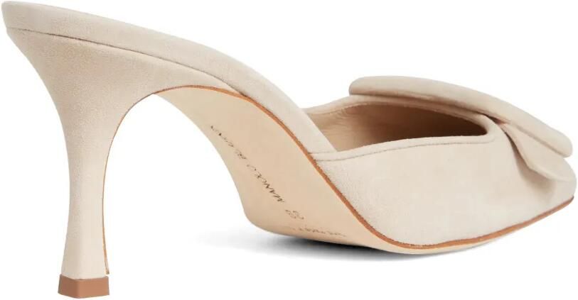 Manolo Blahnik Muiltjes met gespdetail Beige - Foto 3
