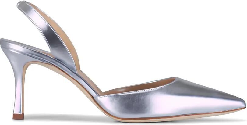 Manolo Blahnik Slingback pumps Zilver