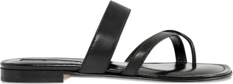Manolo Blahnik Susa sandalen met bandjes Zwart