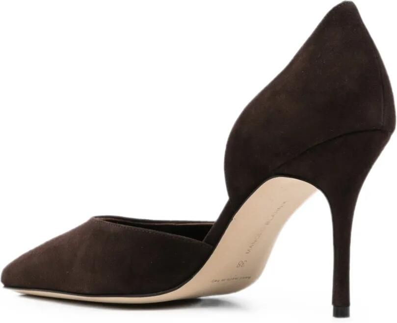 Manolo Blahnik Taylernu pumps met puntige neus Bruin - Foto 2