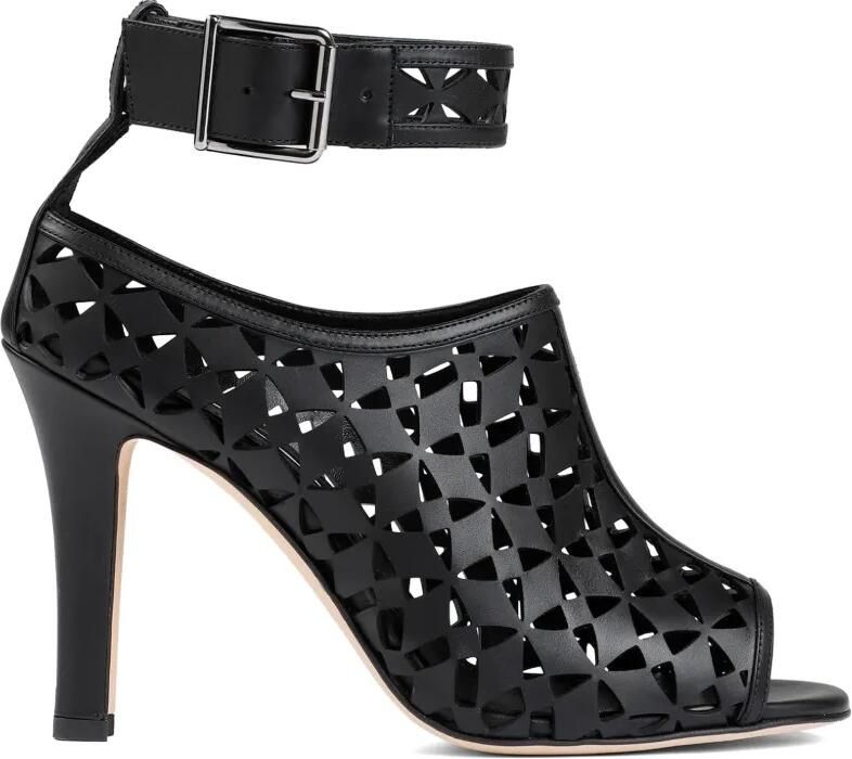 Manolo Blahnik Tingah laser-cut sandals Zwart