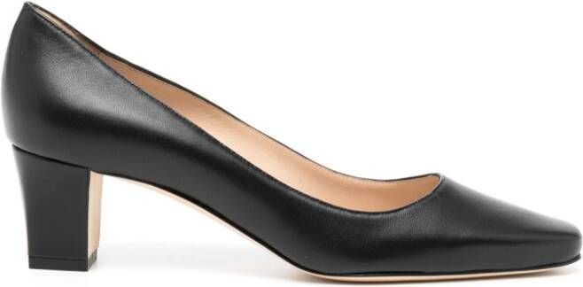 Manolo Blahnik Anna leren pumps Zwart