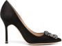 Manolo Blahnik Pumps verfraaid met gesp Zwart - Thumbnail 1