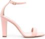 Manolo Blahnik Ressata leren sandalen Roze - Thumbnail 1