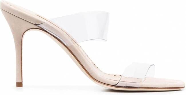 Manolo Blahnik Scolto sandalen Beige
