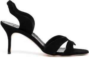 Manolo Blahnik Suspiro sandalen Zwart